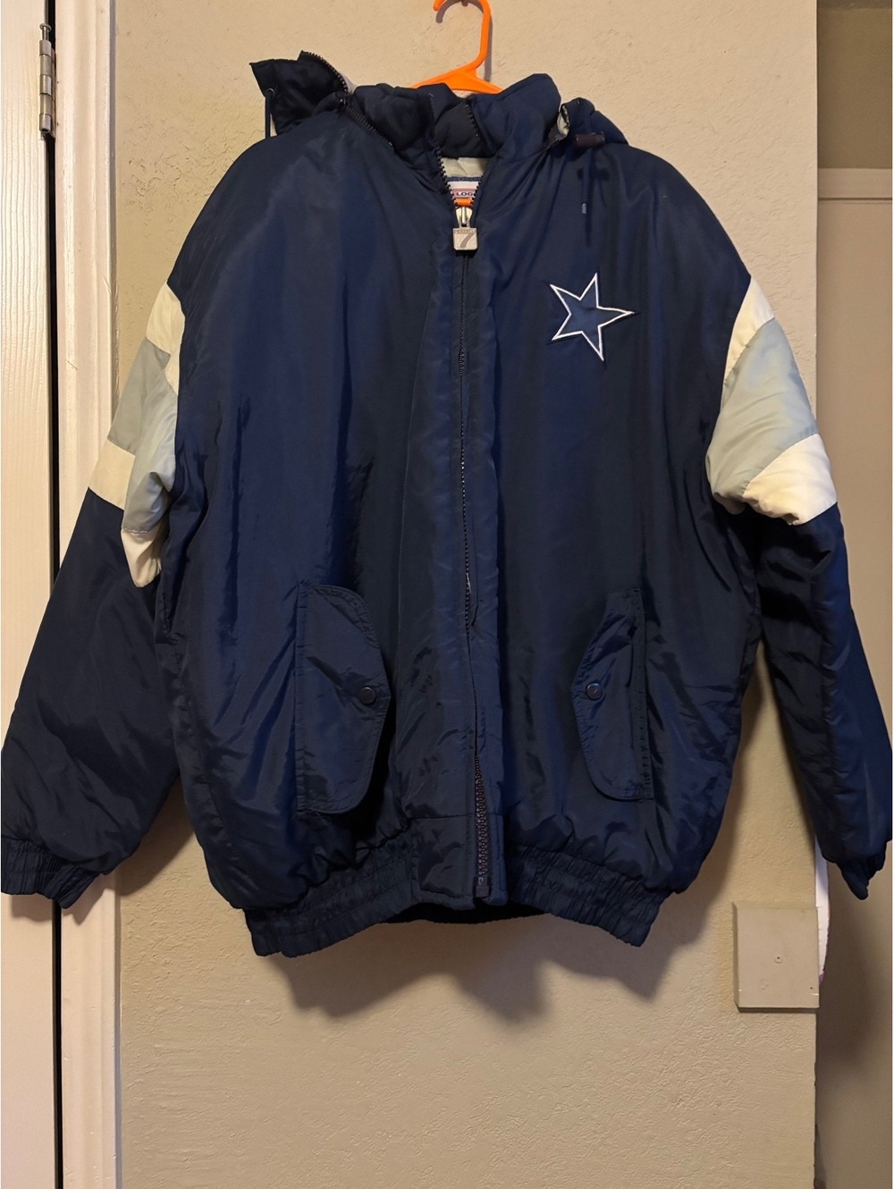 Vintage Logo 7 Dallas Cowboys NFL Hooded Jacket XL